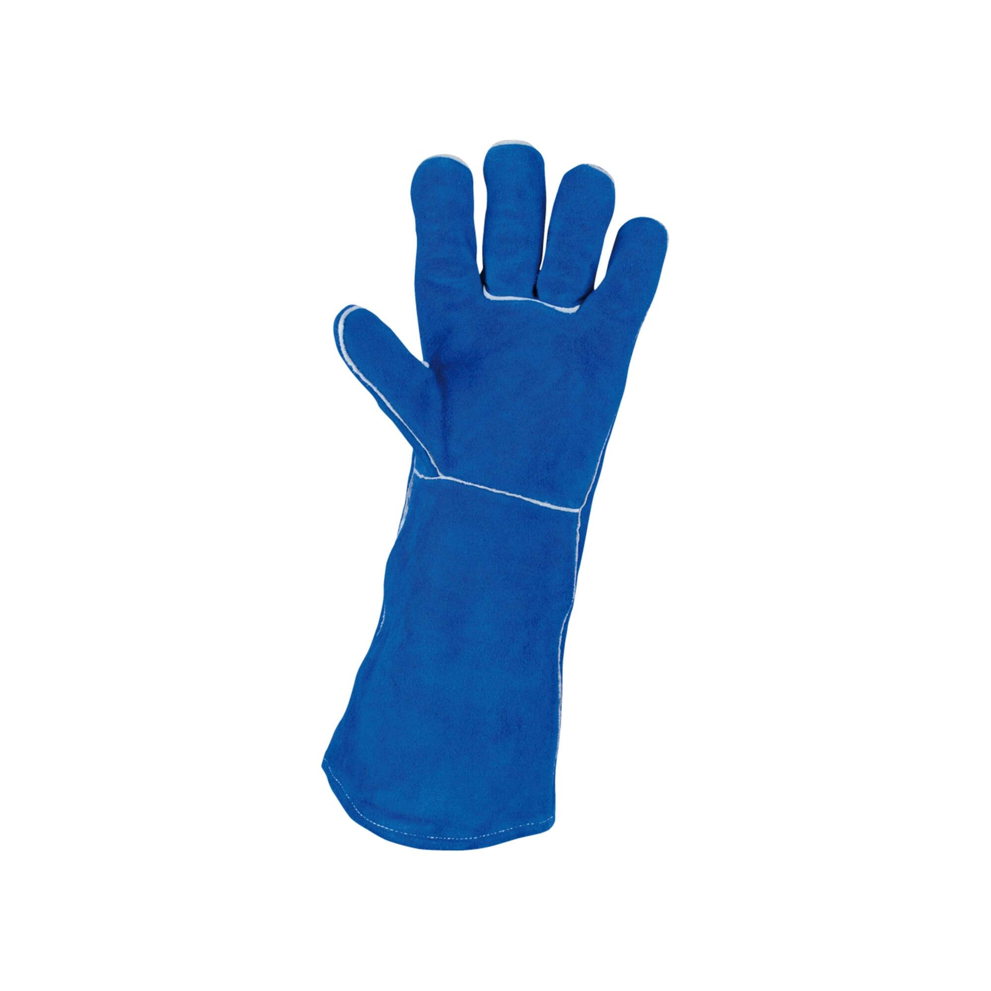 KS Tools Schweißer-Lederhandschuhe lang, L (985.7039)