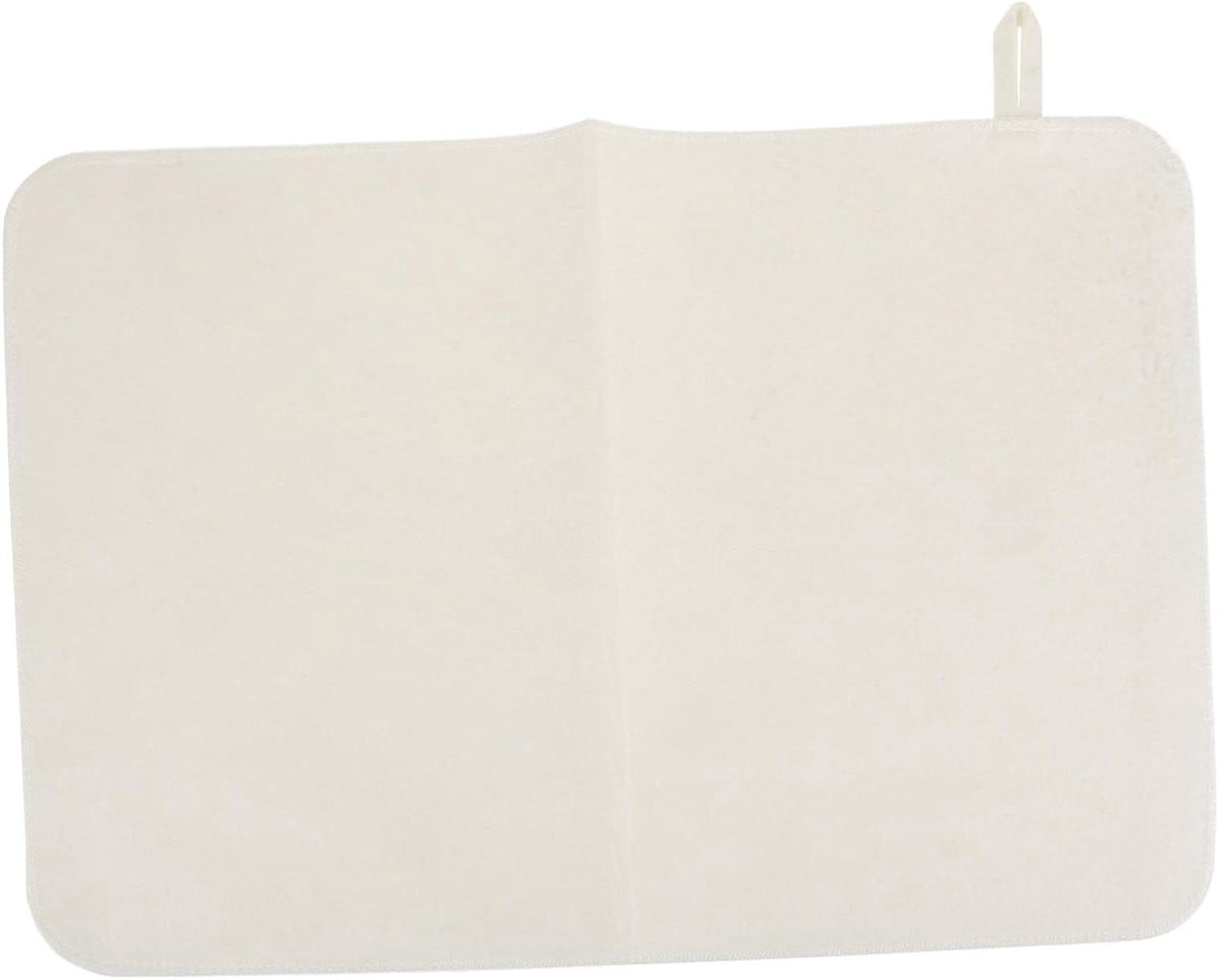 Beige Badmat Sauna-accessoires Isolatiemat met Verhoogde Dikte B: 48 cm, D: 33 cm