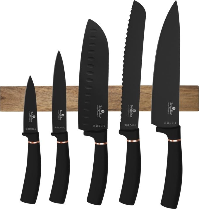 Berlinger Haus BH-2884 5-delige keukenmes set in Black Rose
