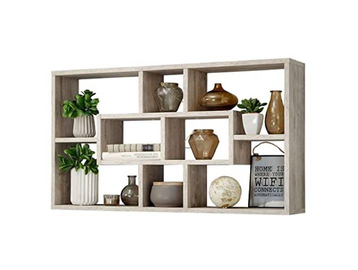 FMD Möbel Lasse wandrek, hout, zandeiken, 85 x 16 x 47,5 cm