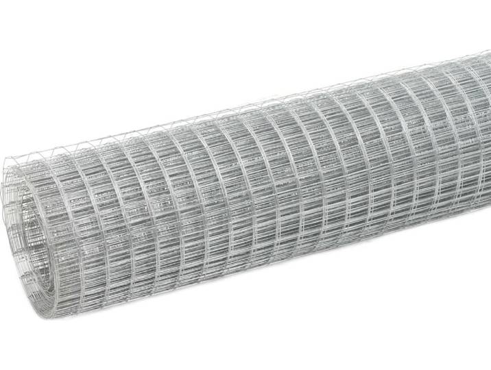 vidaXL Grillage Acier galvanisé 10x1\,5 m Argenté