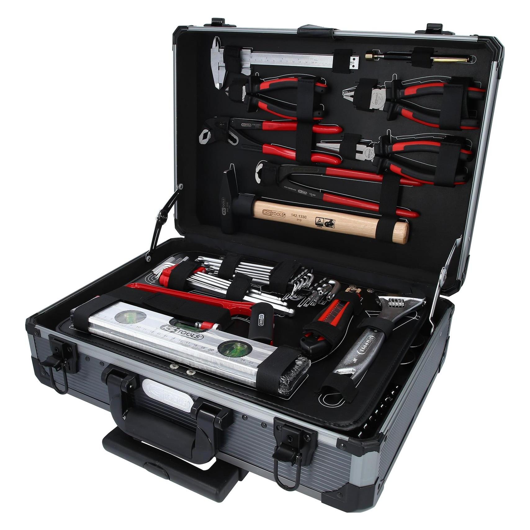 KS Tools 1/4"+1/2" Universal-Werkzeug-Satz, 130-tlg (130 Teile) (911.0630)