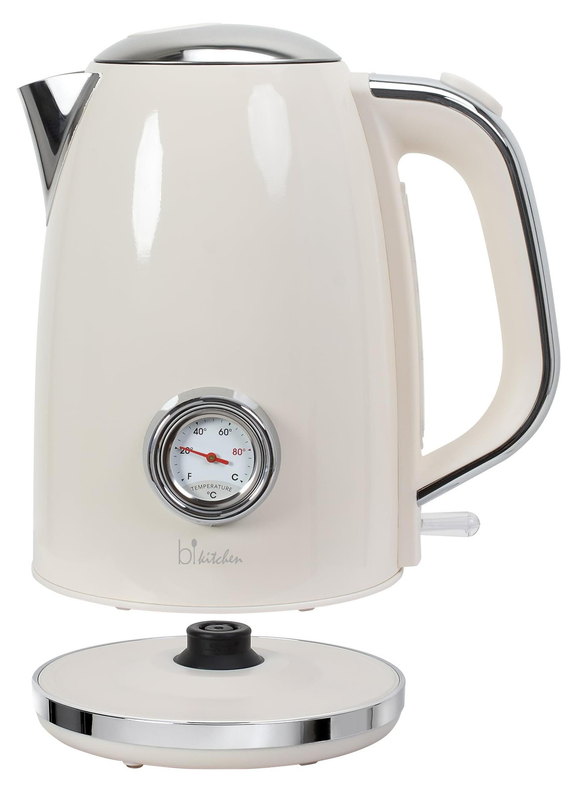 Silva Schneider Bikitchen nostalgie waterkoker, beige, 1,7 liter