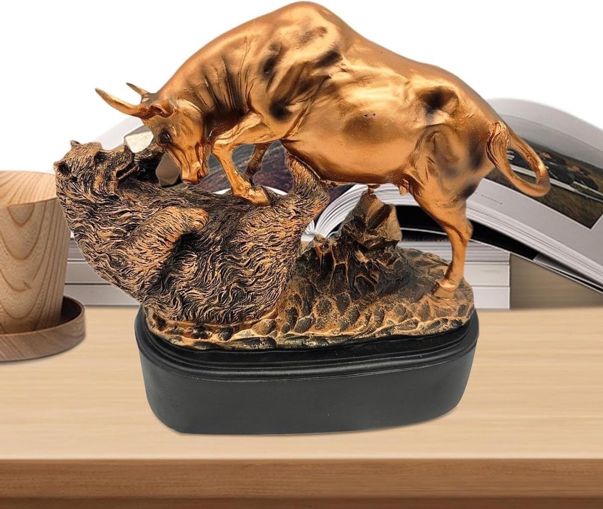 Financiële Figuur Kantoordecoratie voor op je Bureau - Breedte: 27 cm
