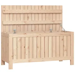 Helloshop26 - Gartenaufbewahrungsbox 108 x 42,5 x 54 cm Kiefernholz massiv