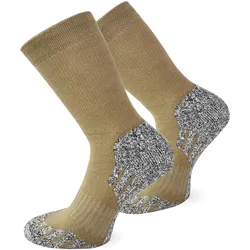 Normani, Herren, Sportsocken, 2 Paar Coolmax Trekking-Funktionssocken (47 - 50), Beige
