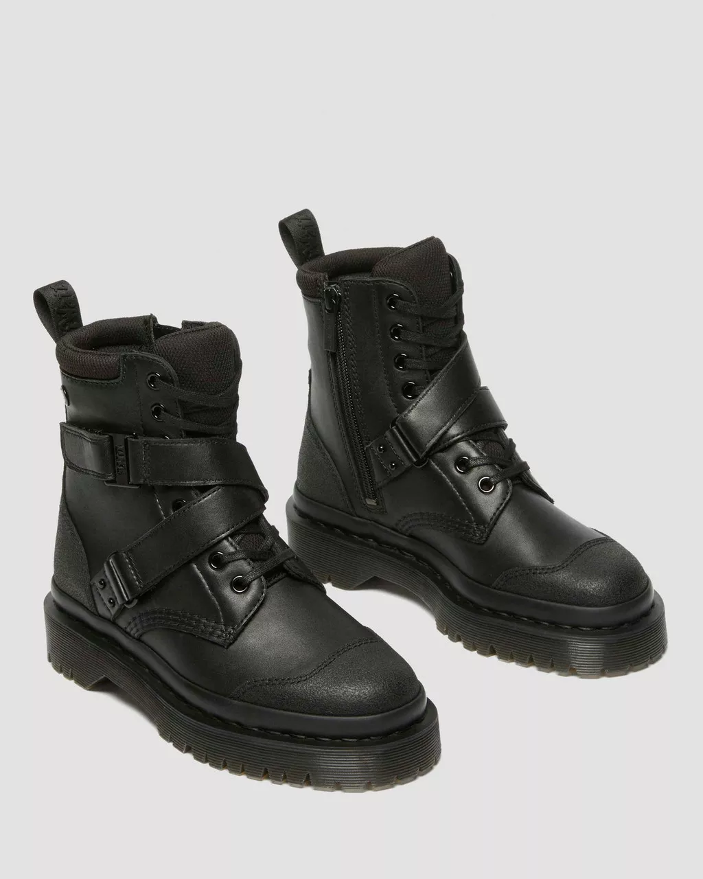Dr. Martens 1460 BEX Tech Strap Leather Boots – Size 6.5
