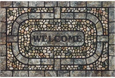 "Garden Pebbles Gray 1'11"" X 2'11"" by Mohawk Home in Gray"