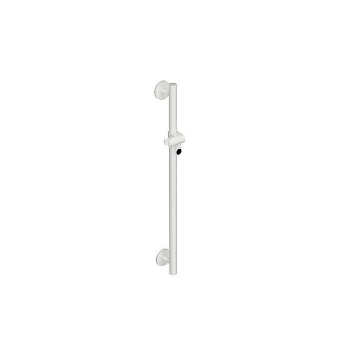 Hewi System 800 K Brausehalterstange 950.33.1S9098 Sonderlänge, schwarzer Punkt, signalweiß