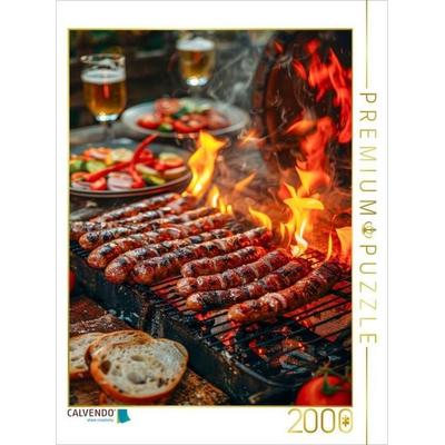 CALVENDO Puzzle Grill-Bratwürste | 2000 Teile Lege-Größe 90x67cm Foto-Puzzle für glückliche Stunden, Sonstige von , Calvendo Puzzle