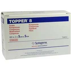 Topper 8 Kompressen 5x5 cm steril 60X2 St