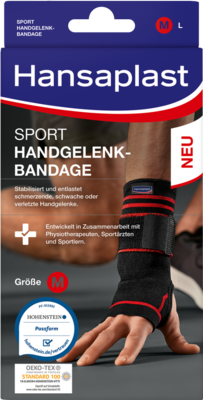 Beiersdorf AG HANSAPLAST Sport Handgelenk-Bandage Gr.M 1 St 15822943