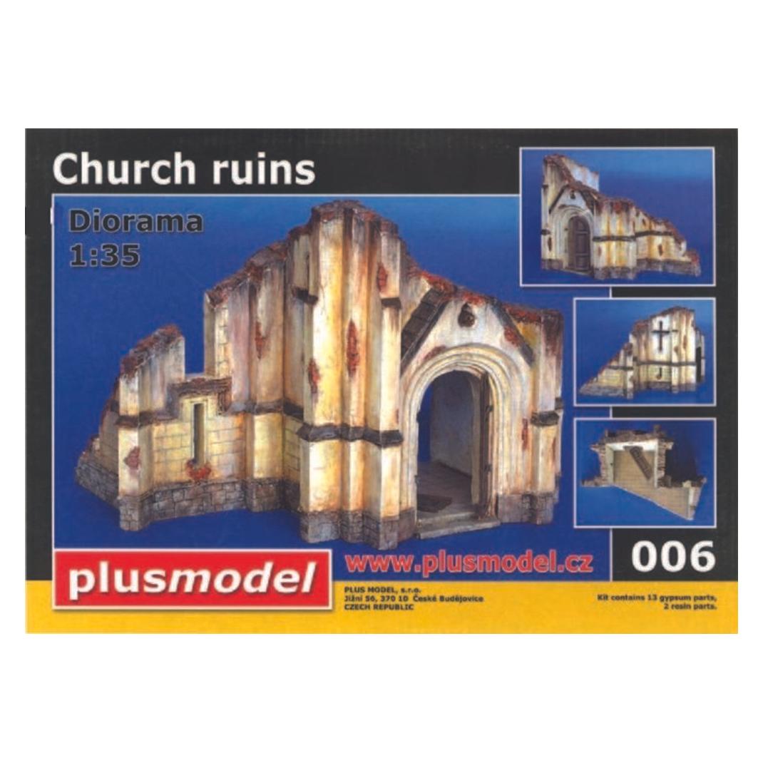 Plus Model Kirchenruine WW II Keramik. (23800900)