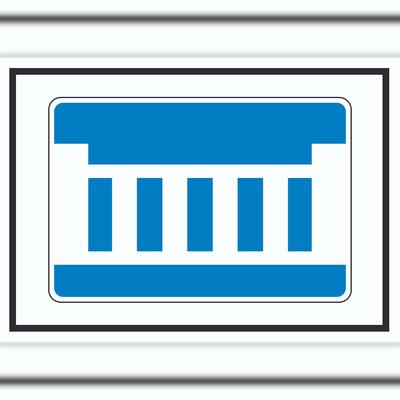 HB-Druck Wehr oder Staustufe Symbol A2 (420x594mm)