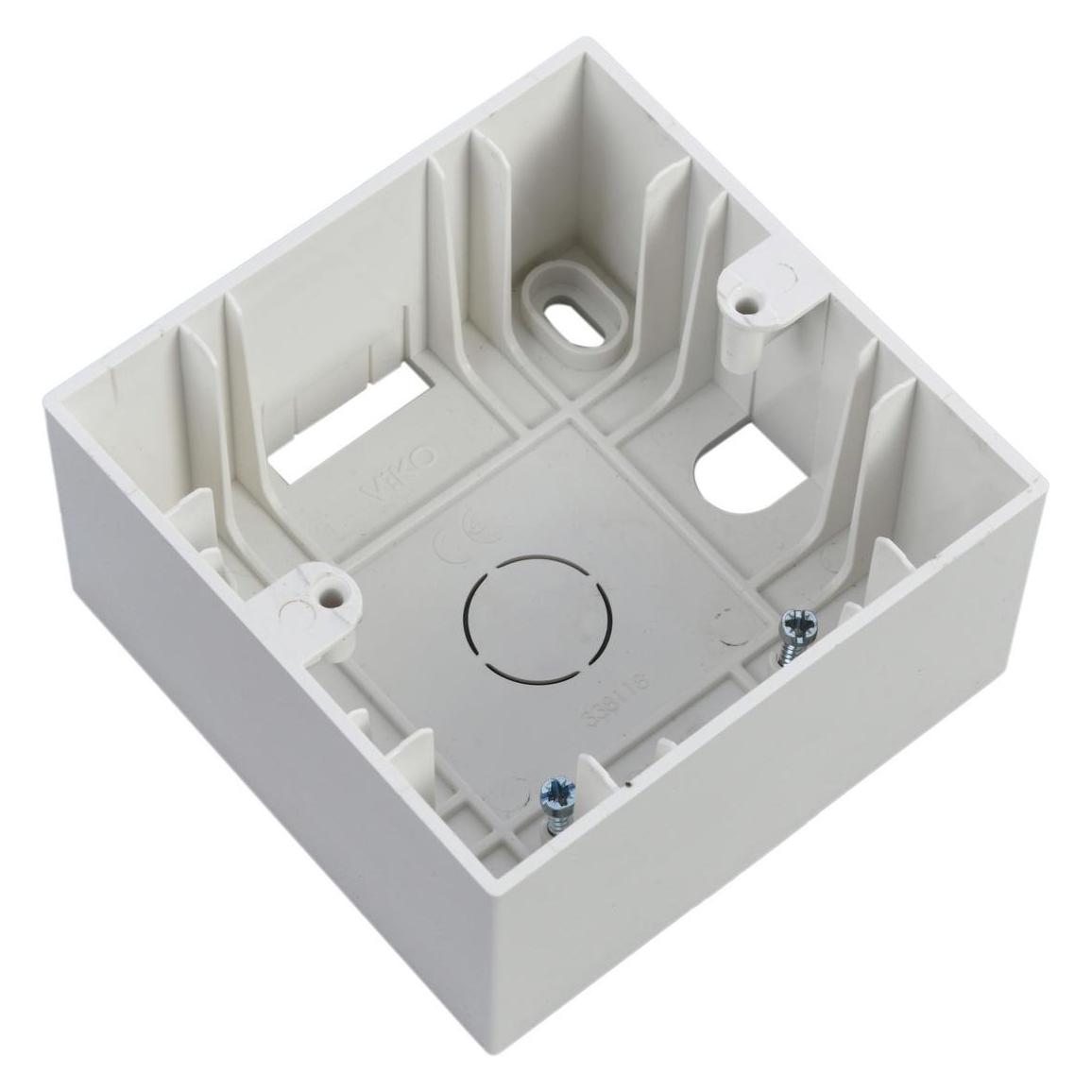 Panasonic WDTC07919WHEU1 Plus 55 Aufputzgehäuse 1fach (076160)