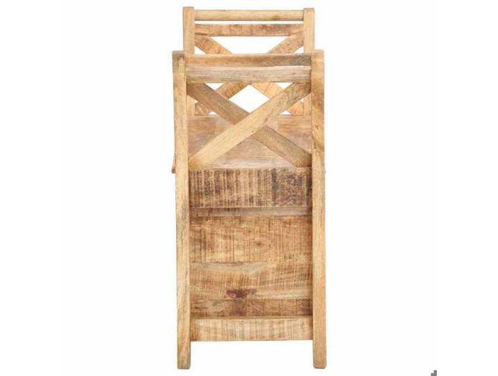 NEW Brun MEUBLE SIEGE - - Banc d'entrée 103x33x72 cm Bois de manguier solide - Banc coffre - Pour maison（1parcel）2388561