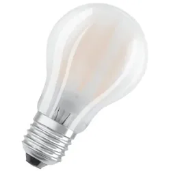 Bellalux LED Classic Filament E27 gefrostet matt 7W als 60W Ersatz warmweißes Licht Birnenform Wohnbeleuchtung