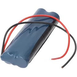XCell Notleuchtenakku NiMH 4,8V 2100mAh L2x2 A mit 200mm Kabel (1 Stk.), Akku Ladegerät