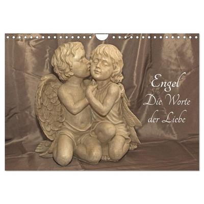 Engel - Die Worte der Liebe (Wandkalender 2026 DIN A4 quer), CALVENDO Monatskalender