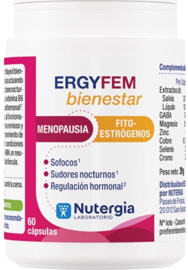 NUTERGIA Ergyfem Bienestar 60caps