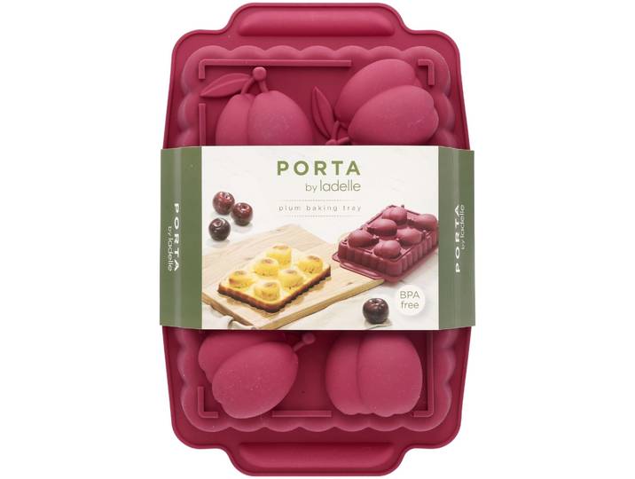 Porta Backform Pflaume 27x16cm Silikon