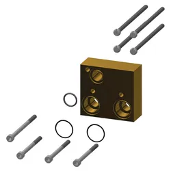 KWC Verlängerungsset für Thermostatbatterien DN 15 – 25 mm Tiefenausgleich, elek...