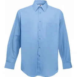 Fruit of the Loom Herren Langarm Poplin Shirt Hemd 65-118-0