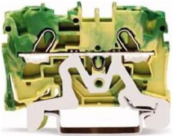 WAGO Schutzleiterklemme 4 mm², vert/jaune 2004-1207 (2004-1207)