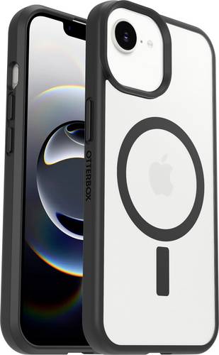 Otterbox React MagSafe Backcover Apple iPhone 17e, iPhone 16e, iPhone 15, iPhone 14, iPhone 13 Transparent, Schwarz MagSafe