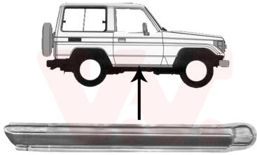 Van Wezel Einstiegblech 5379102 Rechts