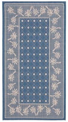 SAFAVIEH Courtyard Carla Indoor/ Outdoor Geometric Area Rug
