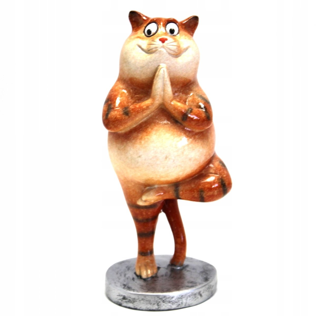 Decoratieve Kattenfiguur Yoga Holding 16 cm