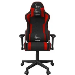 Gembird Gaming chair SCORPION juodas/red mesh, Gaming Stuhl, Rot, Schwarz
