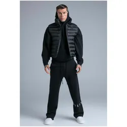 Siksilk, Herren, Sporthose, Jogginghose Knitted Track (S), Schwarz