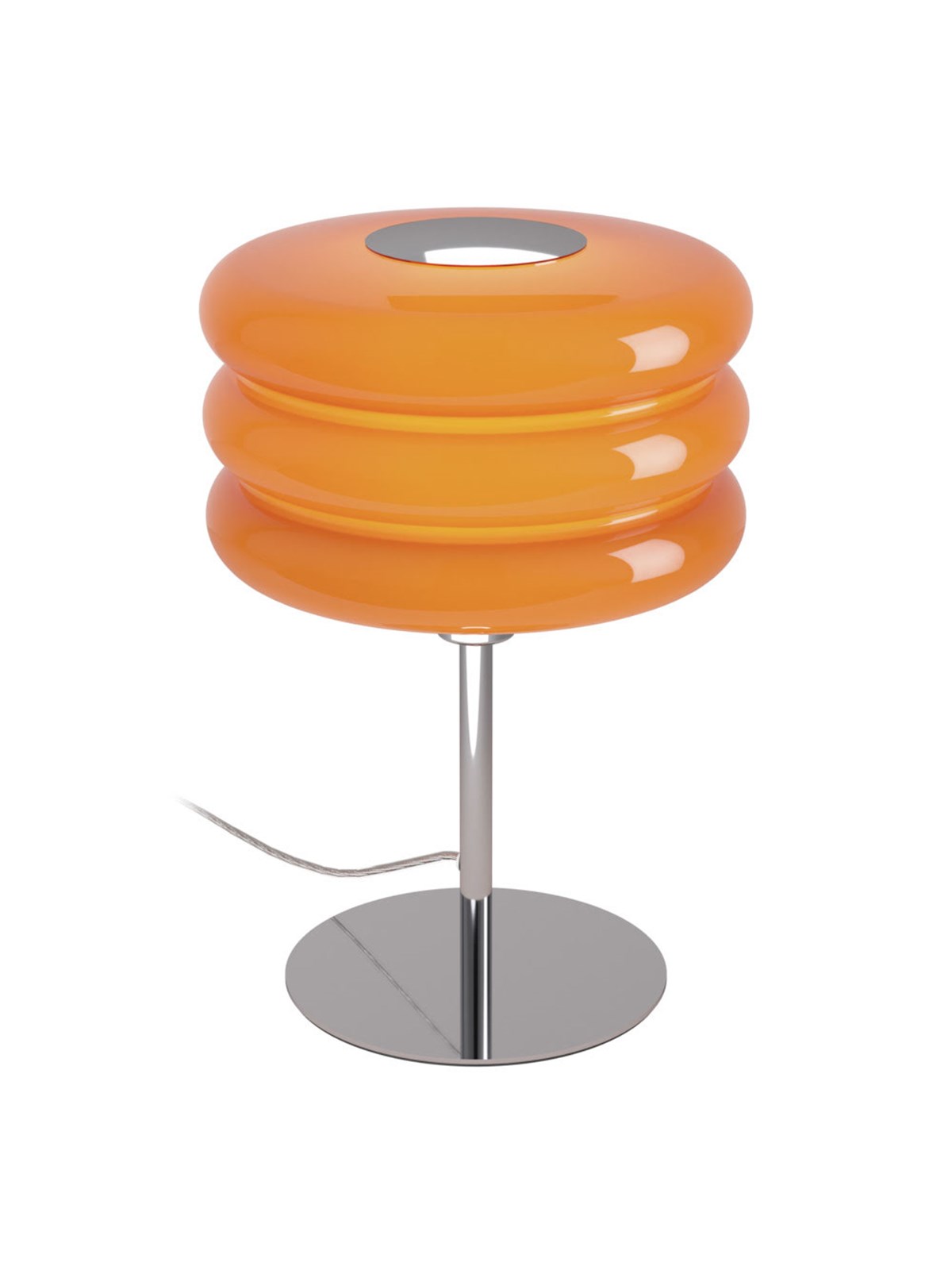 EGLO TORTORA TISCHLAMPE H300 M/AFBR. CHROM/ORANGE