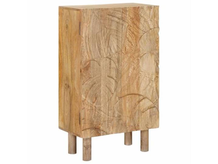 KTHLBRH Sideboard 53 x 30 x 90 cm Mangoholz 2 Türen, modernes Design, Montage erforderlich, für Wohnzimmer
