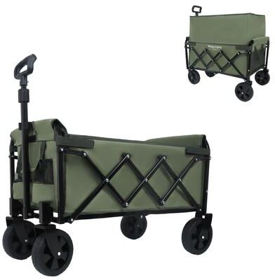 Kodotan sofa Expandable Dual-Layer Utility Wagon With 100% Extra Space - Grocery Cart For Camping,Supports 225lbs