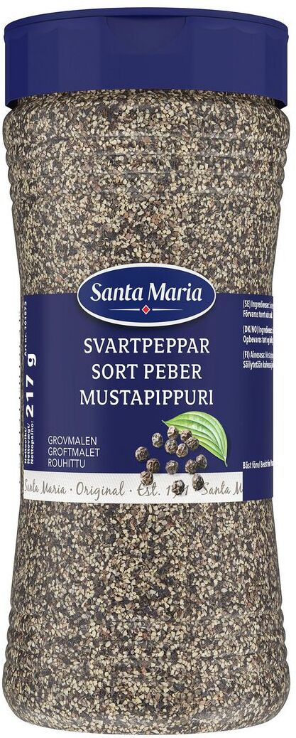 SANTA MARIA Svartpeppar grovmalen 217g