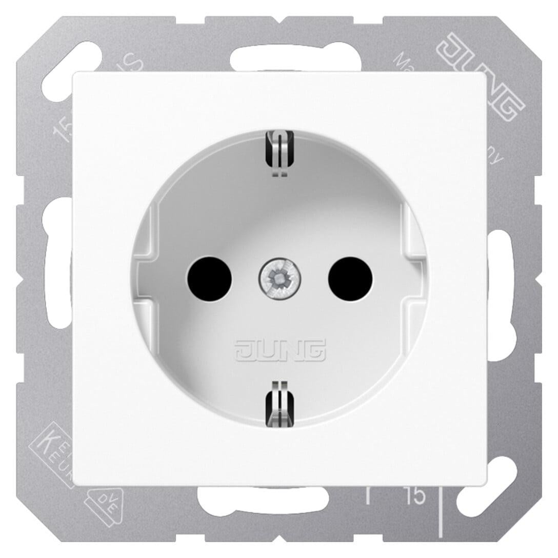 Jung SCHUKO stopcontact 16 A 250 V serie AS/A alpinwit
