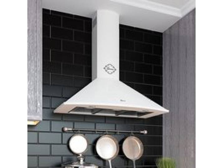 Hotte aspirante 90 cm Gurari Hotte murale GCH 046 WH 9 Blanche 1000m³/h Luxe fabricant Gurari Evacuation & Recyclage