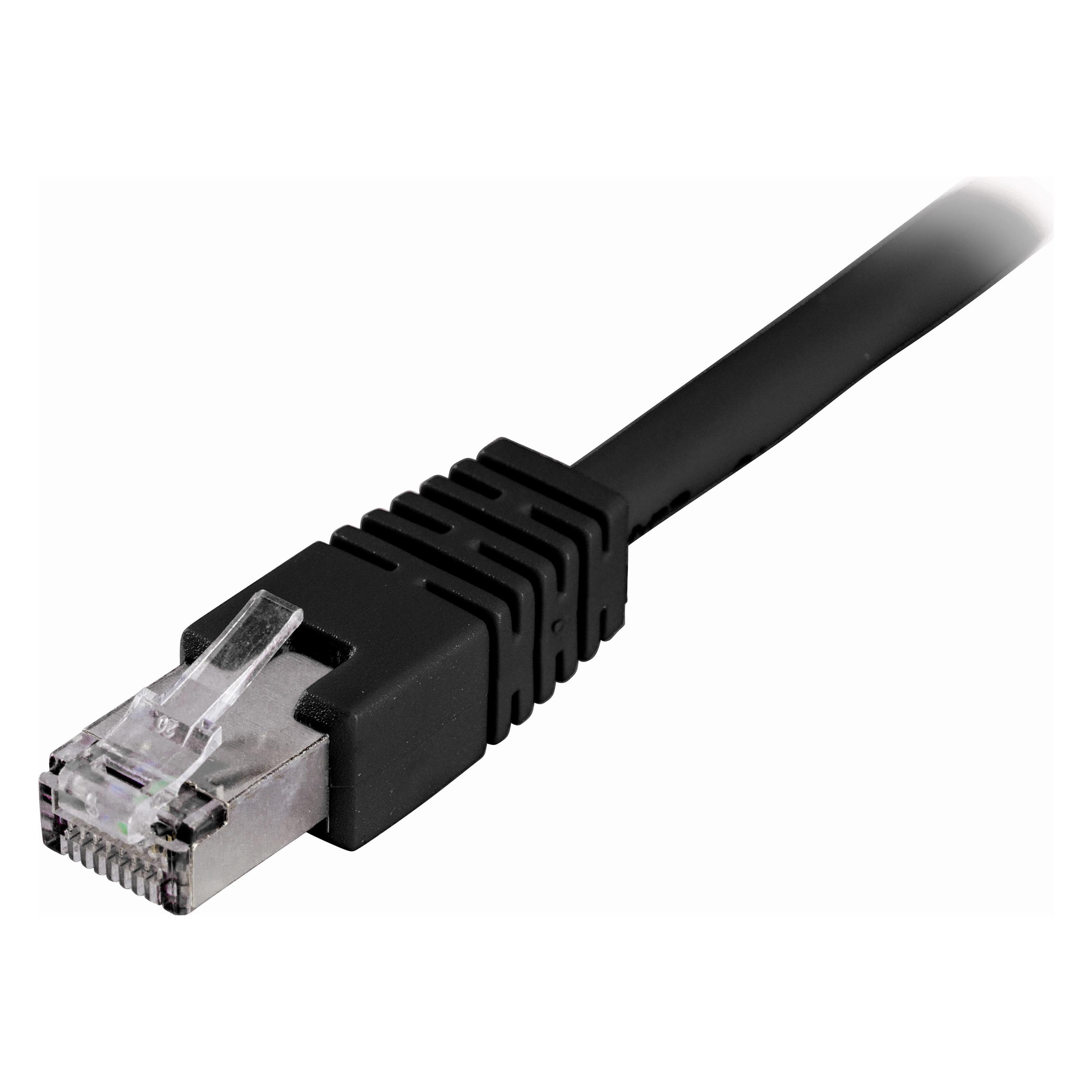 Deltaco STP-620S networking cable Black Cat6 F/UTP (FTP) (F/UTP, CAT6, 20 m) (STP-620S)