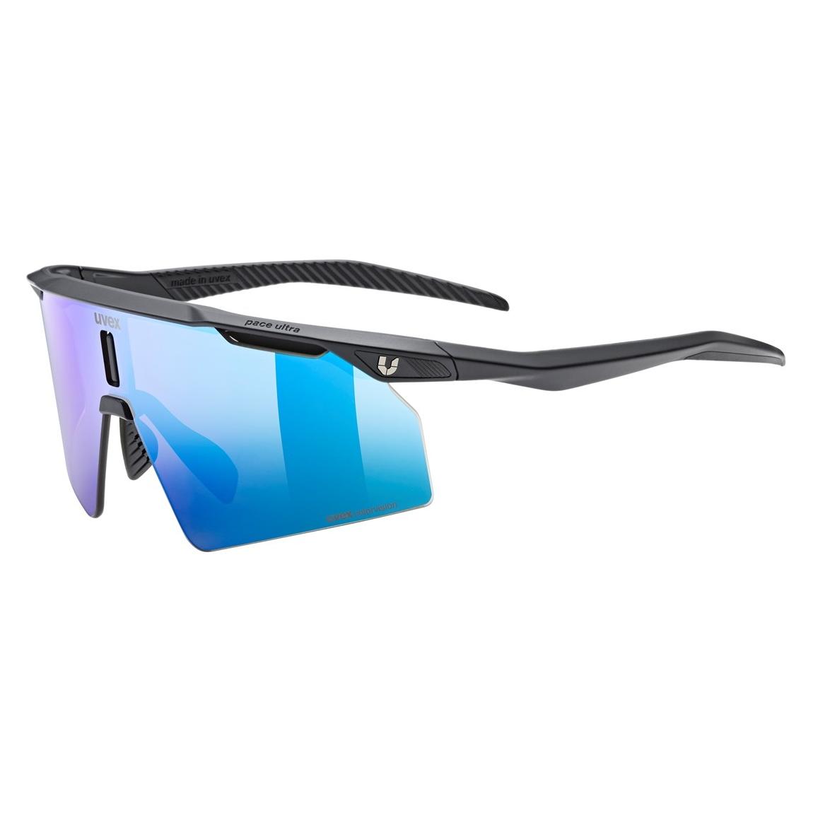 Uvex ultimate pace ultra CV (Black Matt, colorvision mirror blue (S2)) (534020)