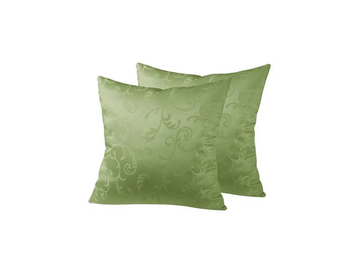 Pflegeleichte Tischdekoration für drinnen und draußen, Grün, Größe 404 (2er-Set Kissenbezüge, 40/40 cm)