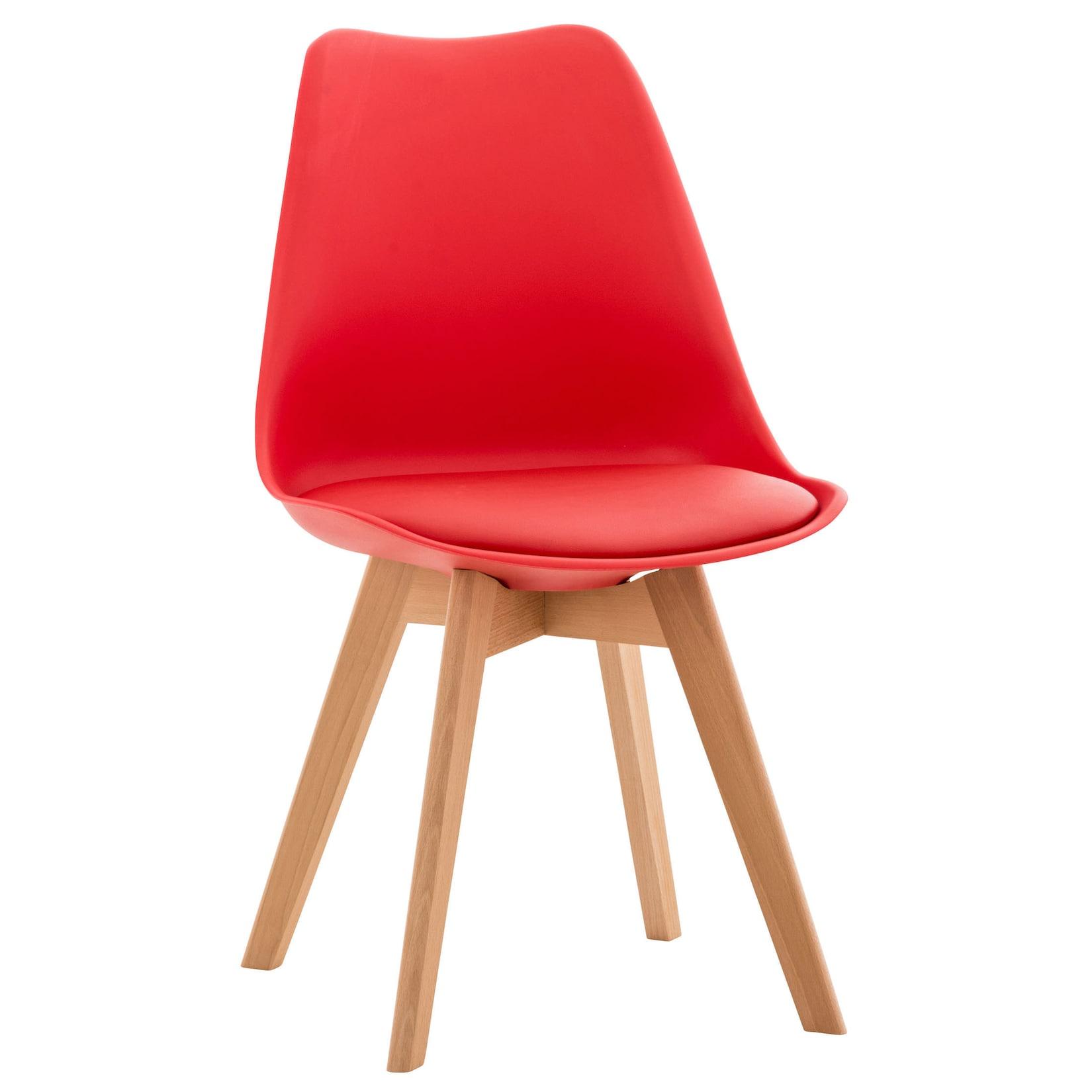 CLP Stuhl Linares Farbe: rot, Material: Kunststoff
