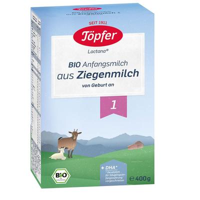 Töpfer Bio Anfangsnahrung auf Ziegenmilchbasis 1 400 g Pulver