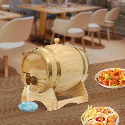 All Categories Goods Wine Barrel With Faucet On Decorative Pine Wood Stand For Whiskey & Wine Wine Barrel With Faucet On Decorative Pine Wood Stand For Whiskey & Wine