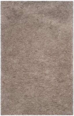 SAFAVIEH Handmade Sheep Shag Emmeline Solid Polyester Rug