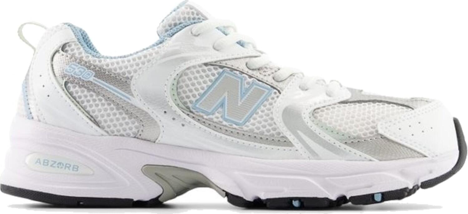 New Balance GR530GB GS Weiß / Blau / Silber - Sneaker - GR530GB