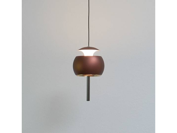 Parachute Pendelleuchte Coffee - Loom Design - Wohnzimmer - Aluminium - Einflammig