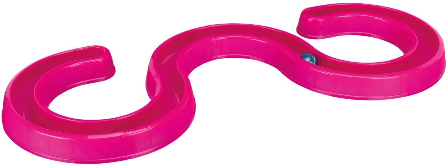 TRIXIE Flashing Ball Race, Kunststoff, 65 x 31 cm, pink